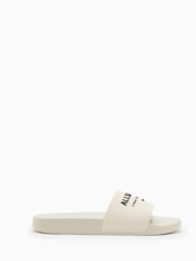 AllSaints White Underground Sliders - Image 1 of 5