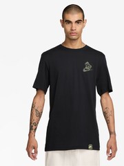 Schwarz - Nike Back Graphic Printed T-Shirt - Bild 2 von 3