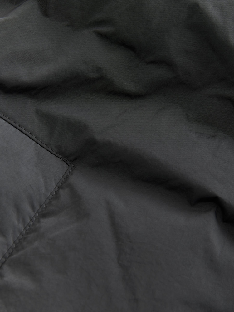 Charcoal Grey Premium Long Padded Hooded Coat - Image 8 of 8