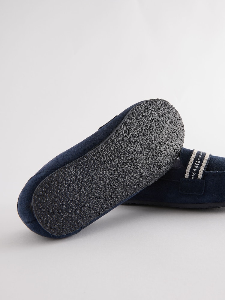 Baker by Ted Baker Boys Navy Moccasin Slippers - Image 5 of 5