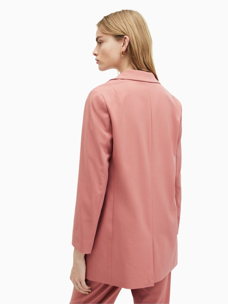 AllSaints Pink Aleida Tri Blazer - Image 2 of 6
