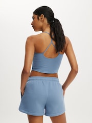 Cotton On Blue Plush Classic Mini Shorts - Image 2 of 6
