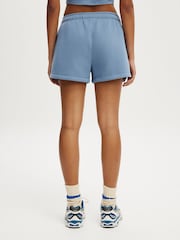 Cotton On Blue Plush Classic Mini Shorts - Image 4 of 6