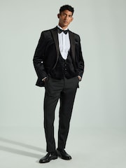 Black Velvet Waistcoat - Image 2 of 5