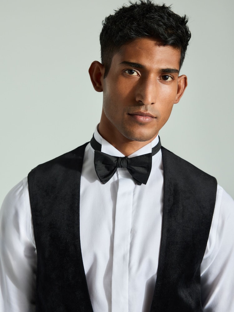 Noir - Gilet en velours - Image 4 of 5