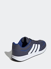 adidas Navy/White Kids Tensaur Switch Trainers - Image 4 of 8