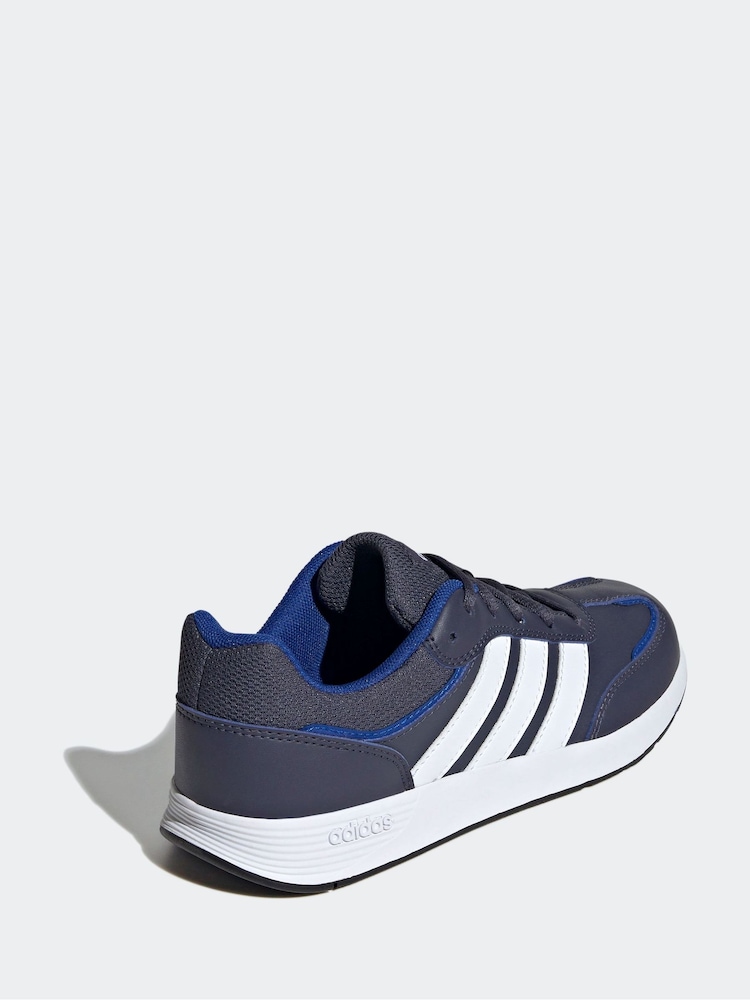 Marineblauw/wit - adidas Kids Tensaur Switch Trainers - Image 4 of 8