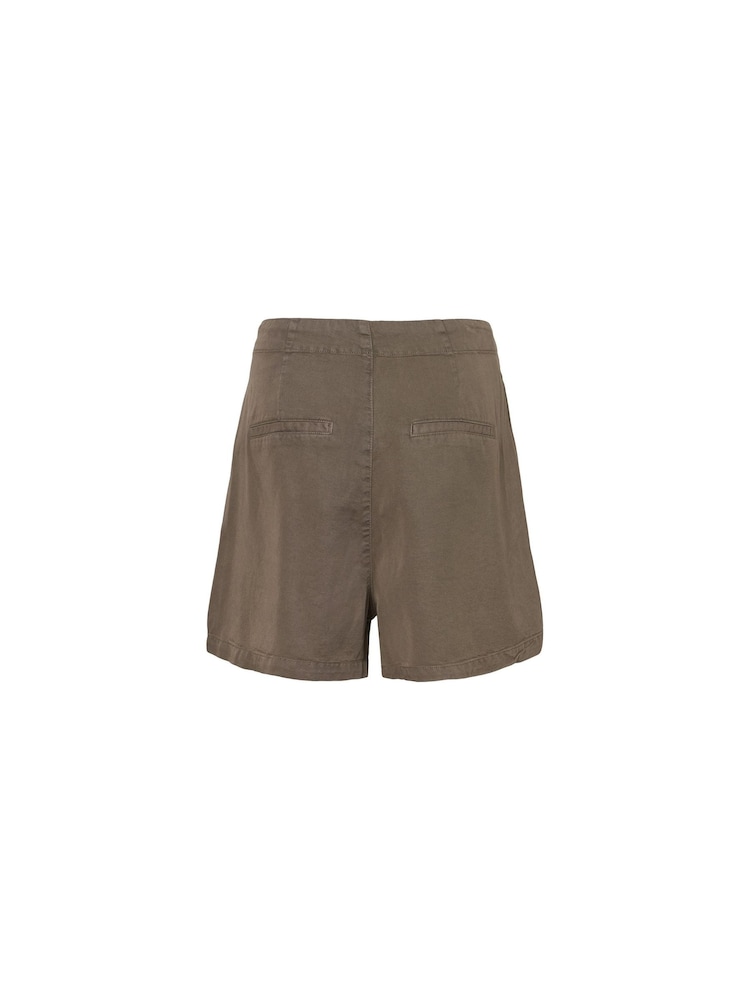 VERO MODA Grey Tie Waist Tencel Shorts - Image 5 of 5
