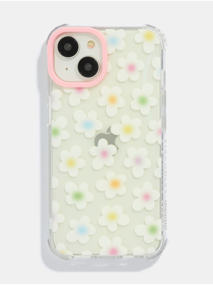 Skinnydip Gradient Rainbow Daisy Wildflower Thistle Shock iPhone CaseiPhone 15 Plus Case - Image 1 of 4