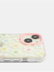 Skinnydip Gradient Rainbow Daisy Wildflower Thistle Shock iPhone CaseiPhone 15 Plus Case - Image 2 of 4