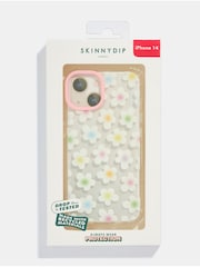 Skinnydip Gradient Rainbow Daisy Wildflower Thistle Shock iPhone CaseiPhone 15 Plus Case - Image 4 of 4