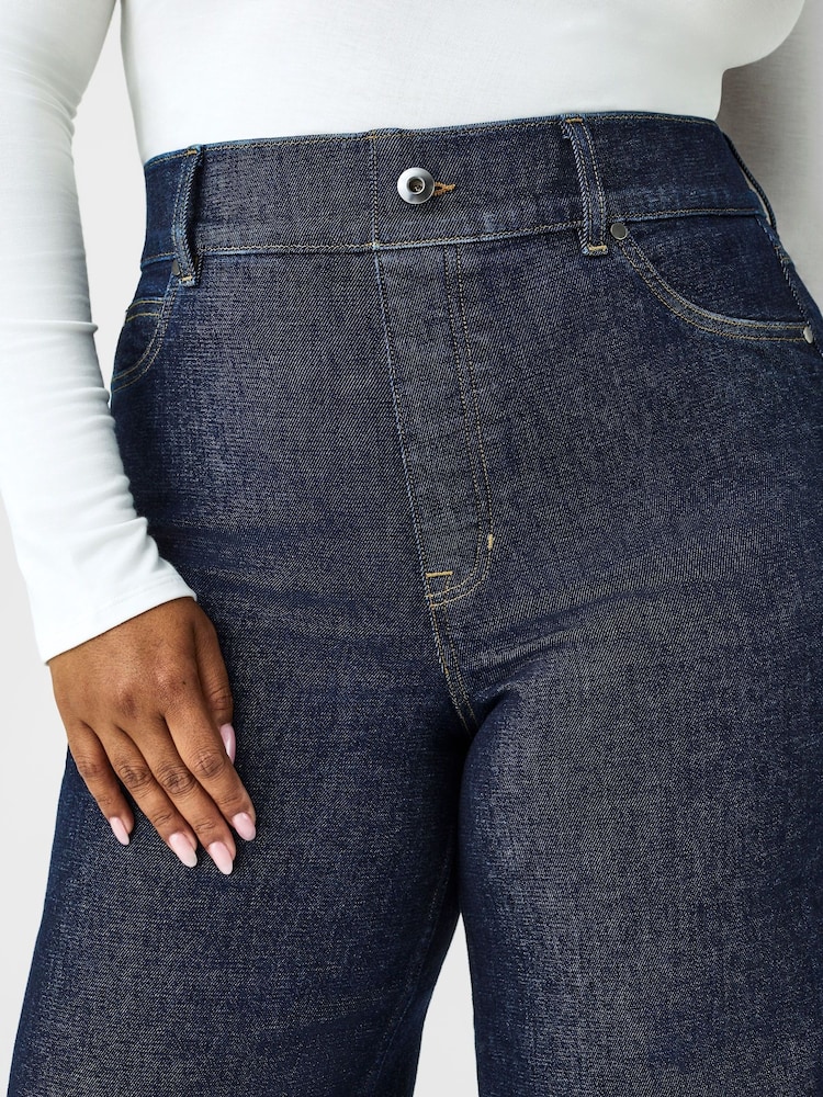 SPANXshape™ Every Wear Wide Leg Jeans, Raw Indigo - Image 3 of 4