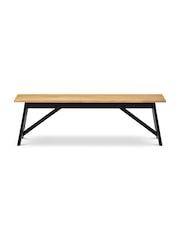 Julian Bowen Black Oak Hockley Bench - Image 4 of 6