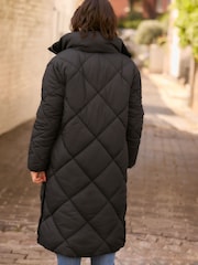 Noir - Manteau long rembourré imperméable - Image 1 de 8