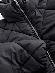 Noir - Manteau long rembourré imperméable - Image 7 de 8