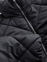 Noir - Manteau long rembourré imperméable - Image 8 de 8