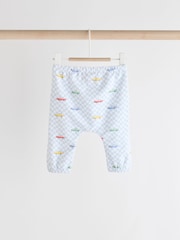 Cath Kidston Blue Checkerboard Transport Baby Sweatshirt and Joggers Set - Image 6 of 6