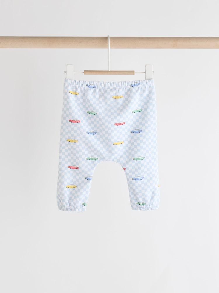 Cath Kidston Blue Checkerboard Transport Baby Sweatshirt and Joggers Set - Image 6 of 6