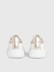 Calvin Klein Cupsole Lace-Up Leather Sneakers - Image 6 of 6