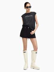 AllSaints Black Hunter Brooke Tank - Image 5 of 7