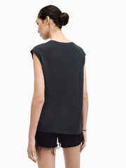 AllSaints Black Hunter Brooke Tank - Image 6 of 7