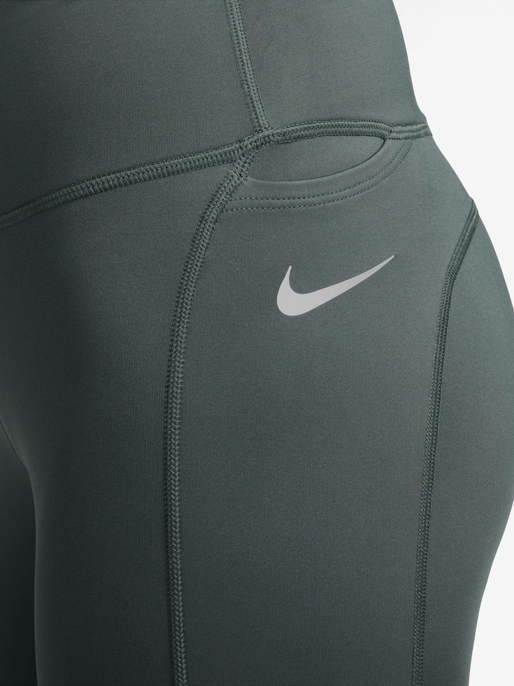 Nike Green Epic Fast Mid Rise Pocket Running Leggings - Image 3 of 3