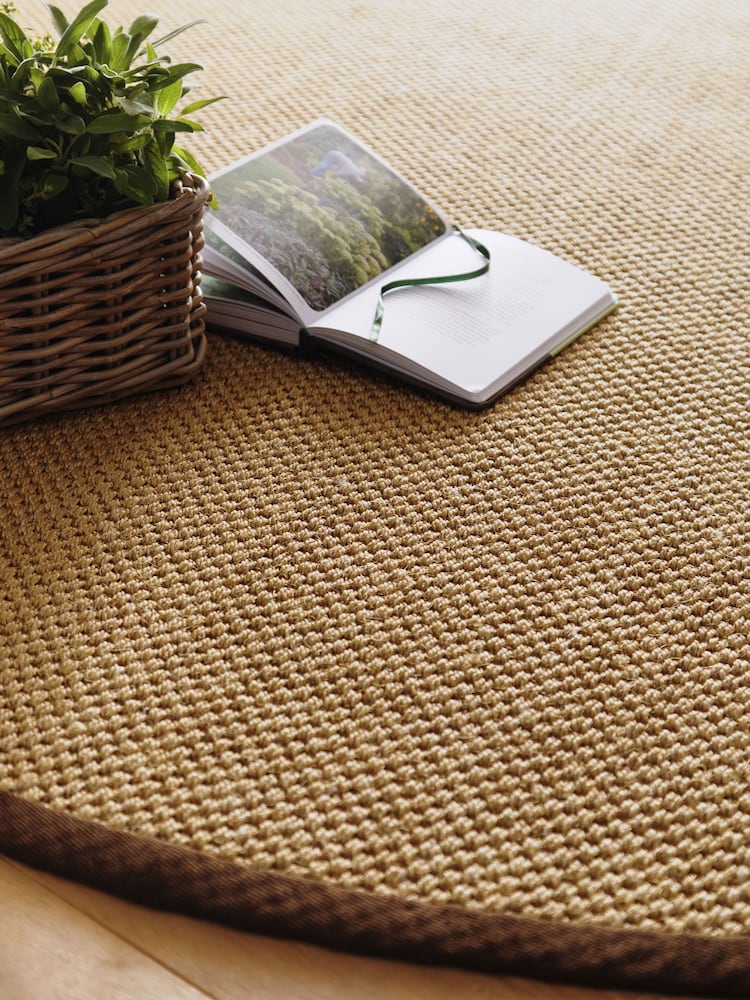 Origin Rugs Warm Natural Hand Woven Sisal Circle Rug - Image 4 of 4