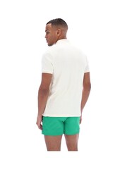 Fila Cream Kason Drop Needle Terry Polo Shirt - Image 4 of 4