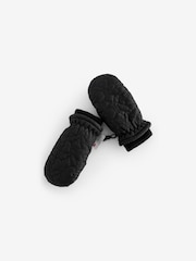 Black Bow Ski Mittens (3mths-6yrs) - Image 2 of 5