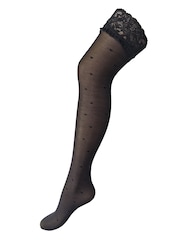 Pour Moi - Decadence Love Heart 15-denier hold-up kousen - Image 3 of 3