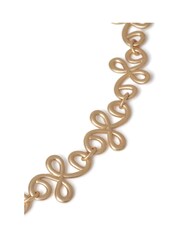 Aela Gold Tone Swirl Collar Necklace - Image 2 of 3