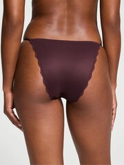 Victoria's Secret Burgundy Purple Lace Trim Bikini Knickers - Image 2 of 3