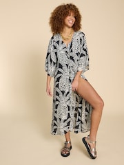 White Stuff Black Cleo Kimono - Image 1 of 7