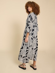 White Stuff Black Cleo Kimono - Image 2 of 7