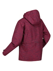Regatta Purple Kids Bambee Waterproof Jacket - Image 2 of 4