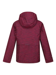 Regatta Purple Kids Bambee Waterproof Jacket - Image 3 of 4
