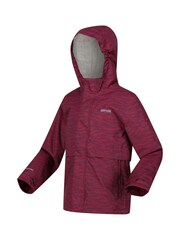Regatta Purple Kids Bambee Waterproof Jacket - Image 4 of 4