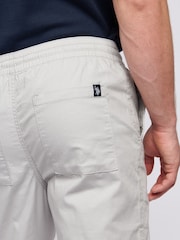 U.S. Polo Assn. Grey Mens Linen Blend Drawstring Trousers - Image 2 of 6