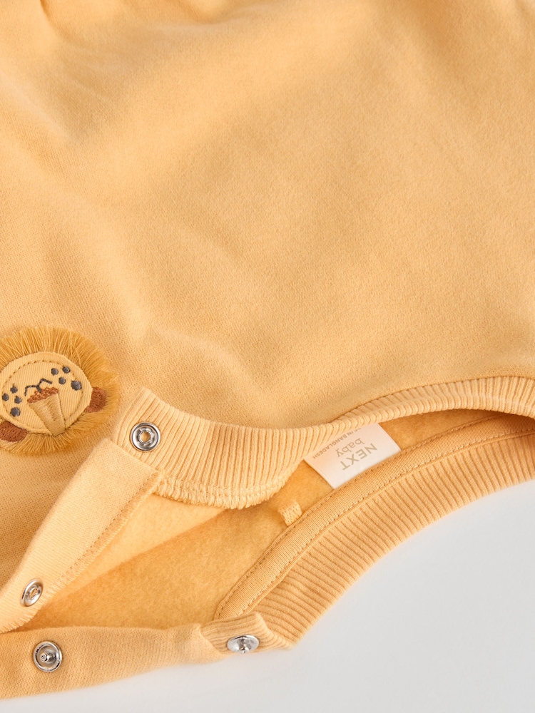 Yellow Lion Baby Sweatshirt and Joggers Set - Image 7 of 11