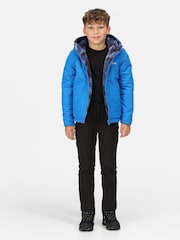 Regatta Blue Spyra III Reversible Borg Jacket - Image 1 of 9