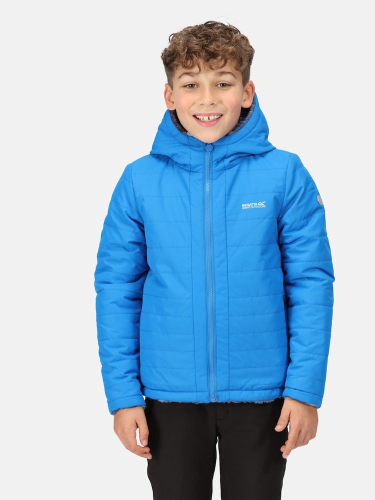 Regatta Blue Spyra III Reversible Borg Jacket - Image 2 of 9