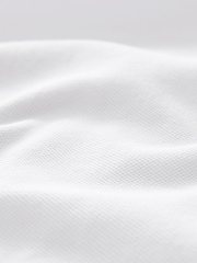 White Bulldog Embroidery Regular Fit Short Sleeve Pique Polo Shirt - Image 7 of 7