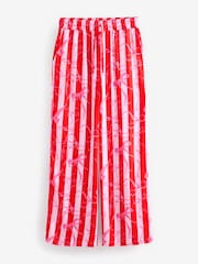 Red/Pink Bow Stripe Button Through Pyjamas - Image 10 of 12