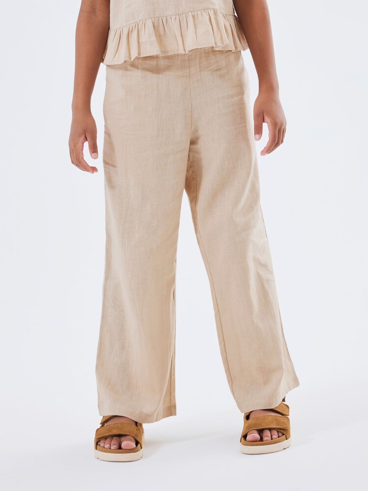 Name It Beige Linen Trousers - Image 2 of 3 Name It Beige Linen Trousers - Image 2 of 3