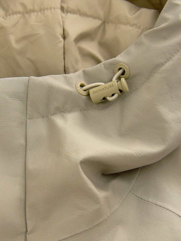 Neutral Waterproof Padded 3 in 1 Signature Hooded Coat - Image 10 of 13