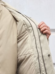 Нейтральный - Waterproof Padded 3 in 1 Signature Hooded Coat - Image 6 of 13