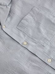 Gap Grey Jacquard Resort Shirt - Image 6 of 6