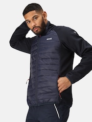 Regatta Black/Blue Clumber IV Hybrid Jacket - Image 1 of 9