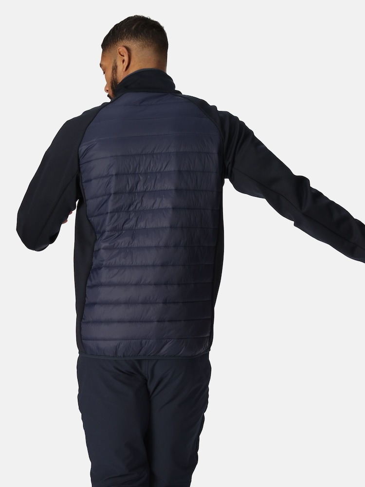 Regatta Black/Blue Clumber IV Hybrid Jacket - Image 2 of 9