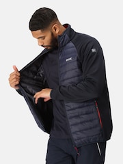 Regatta Black/Blue Clumber IV Hybrid Jacket - Image 6 of 9